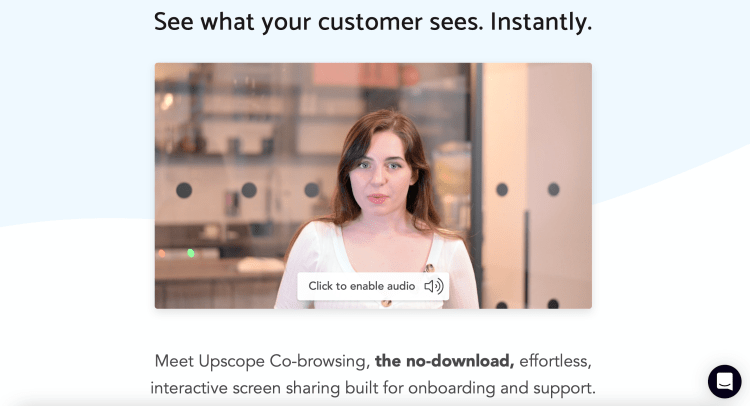 Upscope - du partage d'écran à la co-navigation