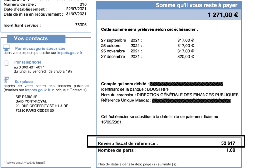 Comprendre le Revenu Fiscal de Référence 2022 : Détermination et Calcul