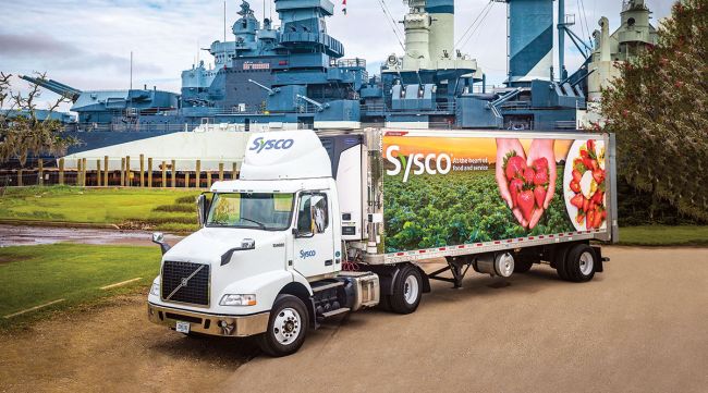 Un camion Sysco Corp.