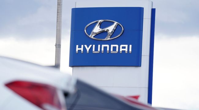Logo Hyundai chez un concessionnaire