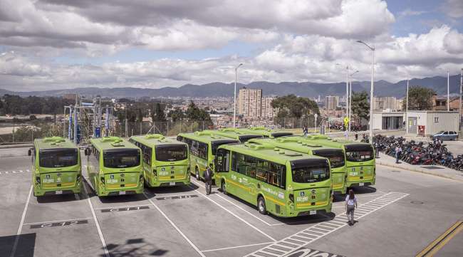 Bus électriques La Rolita en Colombie