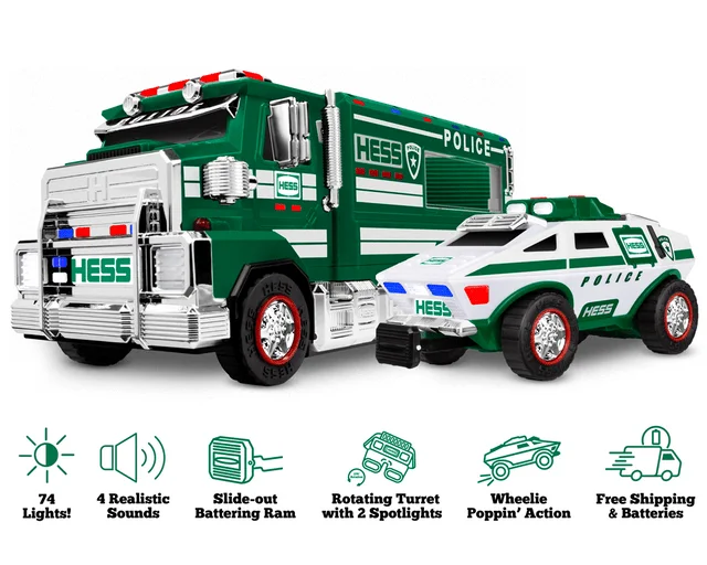 Hess Toy Truck est de retour – avec la police – pour les vacances