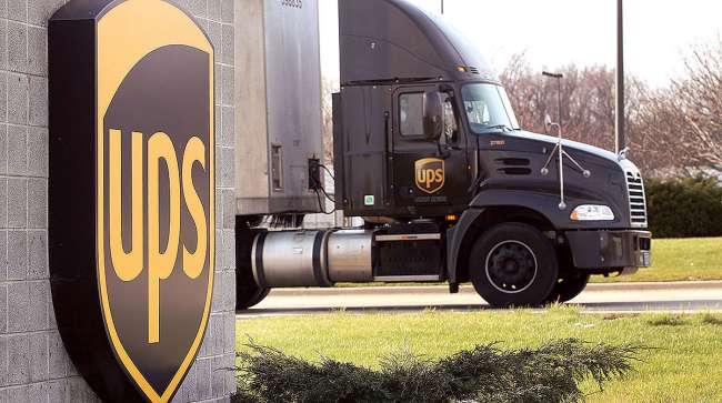 Camion UPS et logo