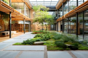 Photo du jardin du pdg de wk-transport-logistique.fr