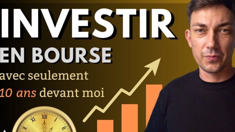 Comment investir en bourse avec seulement 10 ans devant moi ?