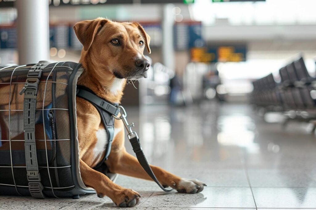 Comment se passe le transport d’un chien en avion ?