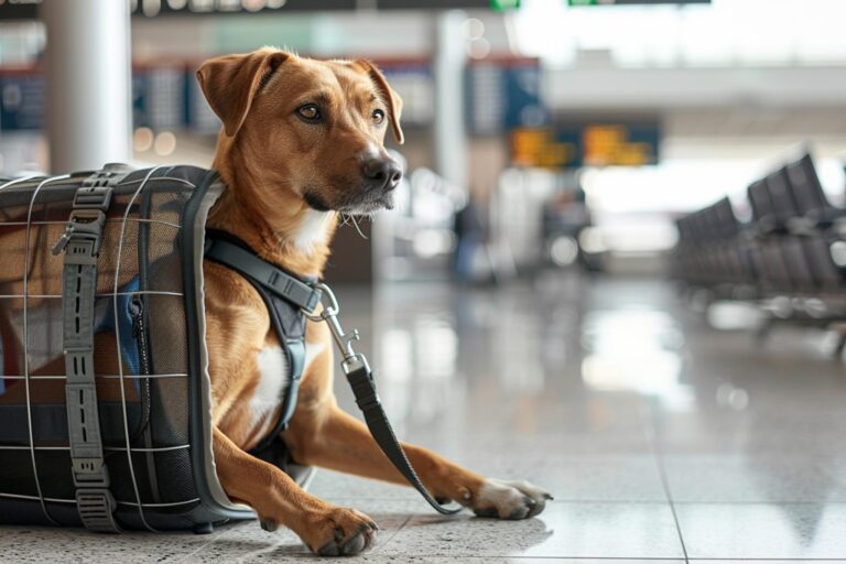 Comment se passe le transport d&rsquo;un chien en avion ?