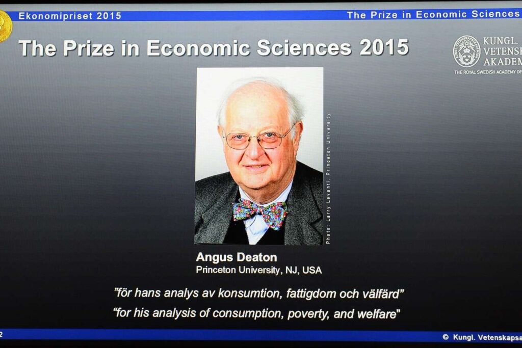 Le « prix Nobel d'économie » attribué à Angus Deaton