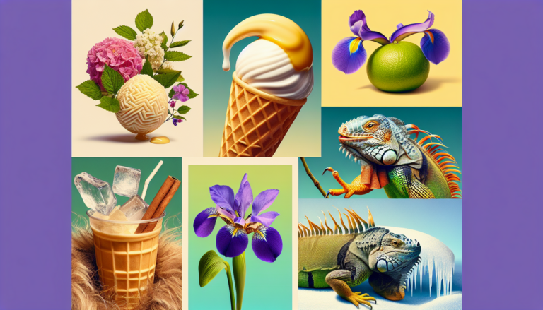 Objet en I : glace, iris, île, iguane, glaçon.