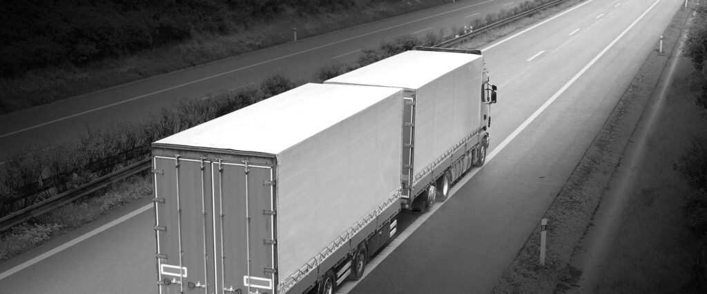 Flotte de camions Andlauer Transportation Services en opération