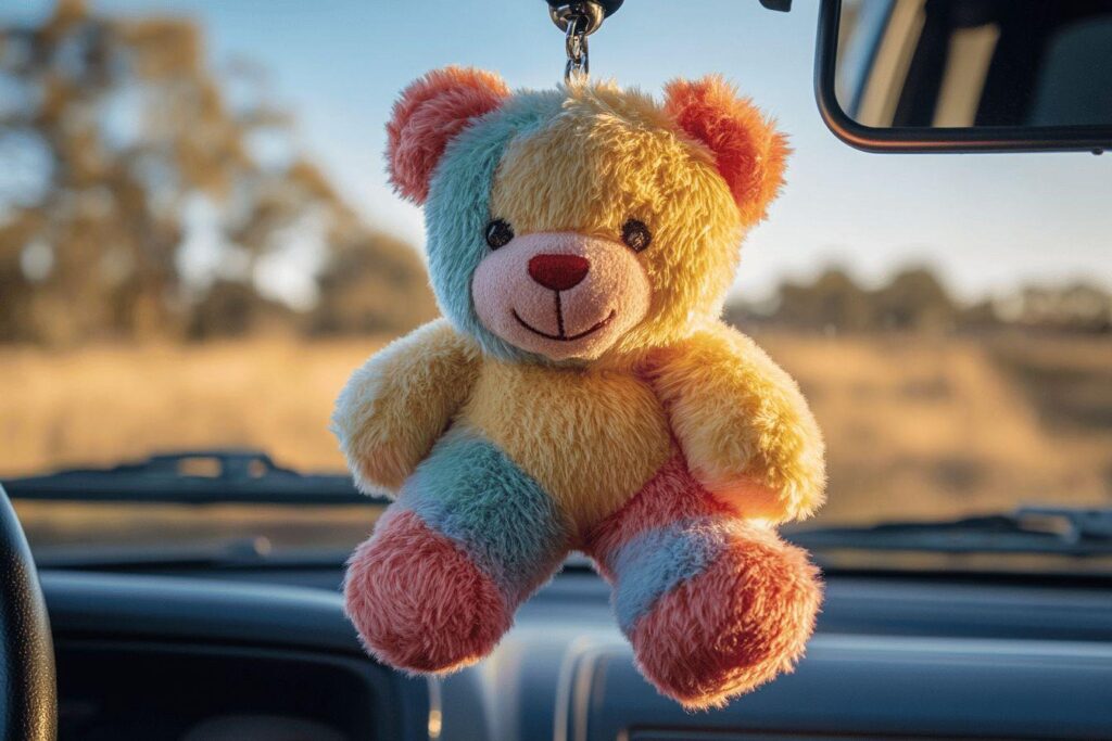 A t’on le droit d’accrocher une peluche à son rétroviseur de camion ?