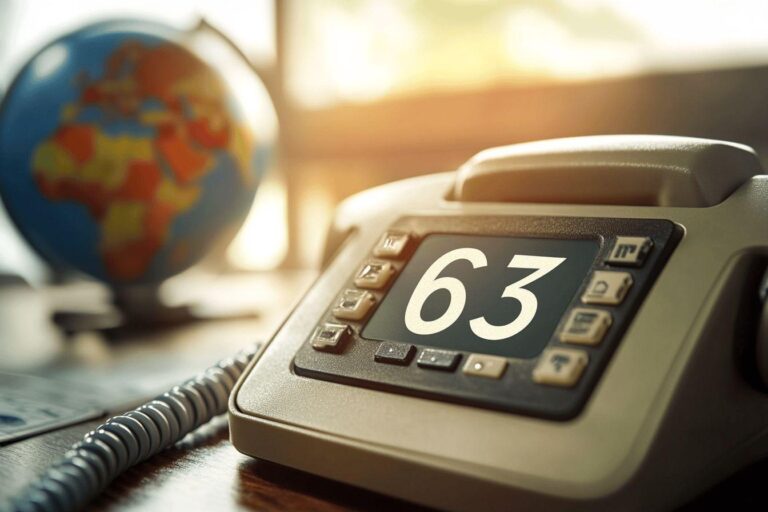 Comment appeler les Philippines avec l’indicatif 63