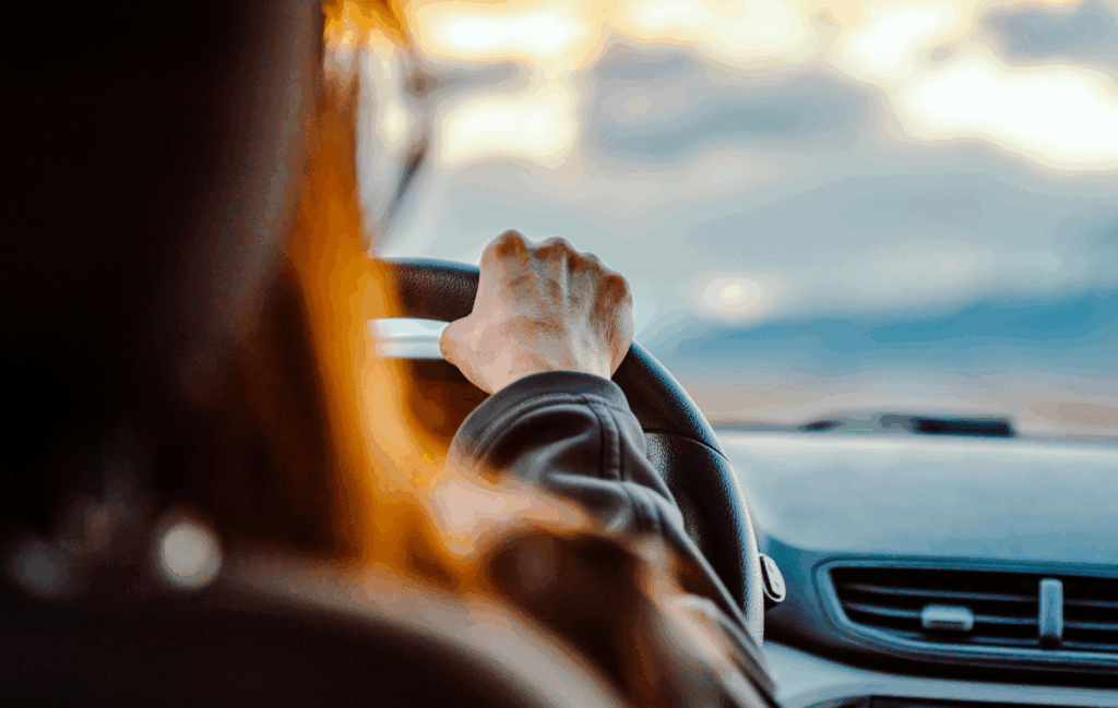 conductrice voiture